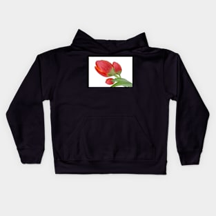 Tulips Greeting Card Kids Hoodie